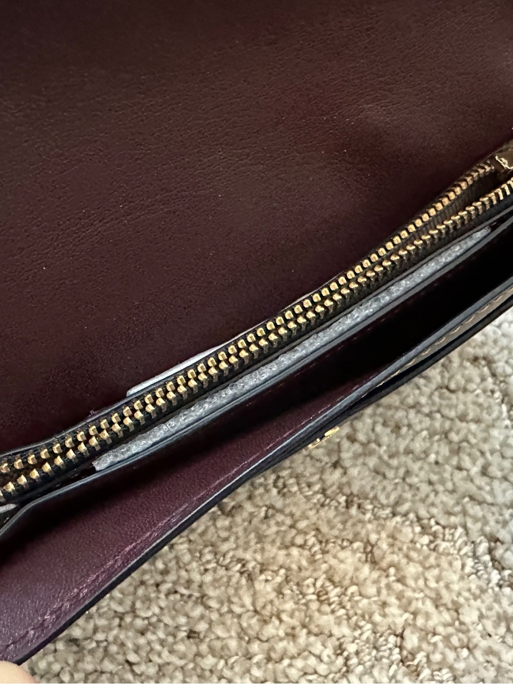 Coach Leather Floral Wristlet Pouch - Black - Picture 11 of 12